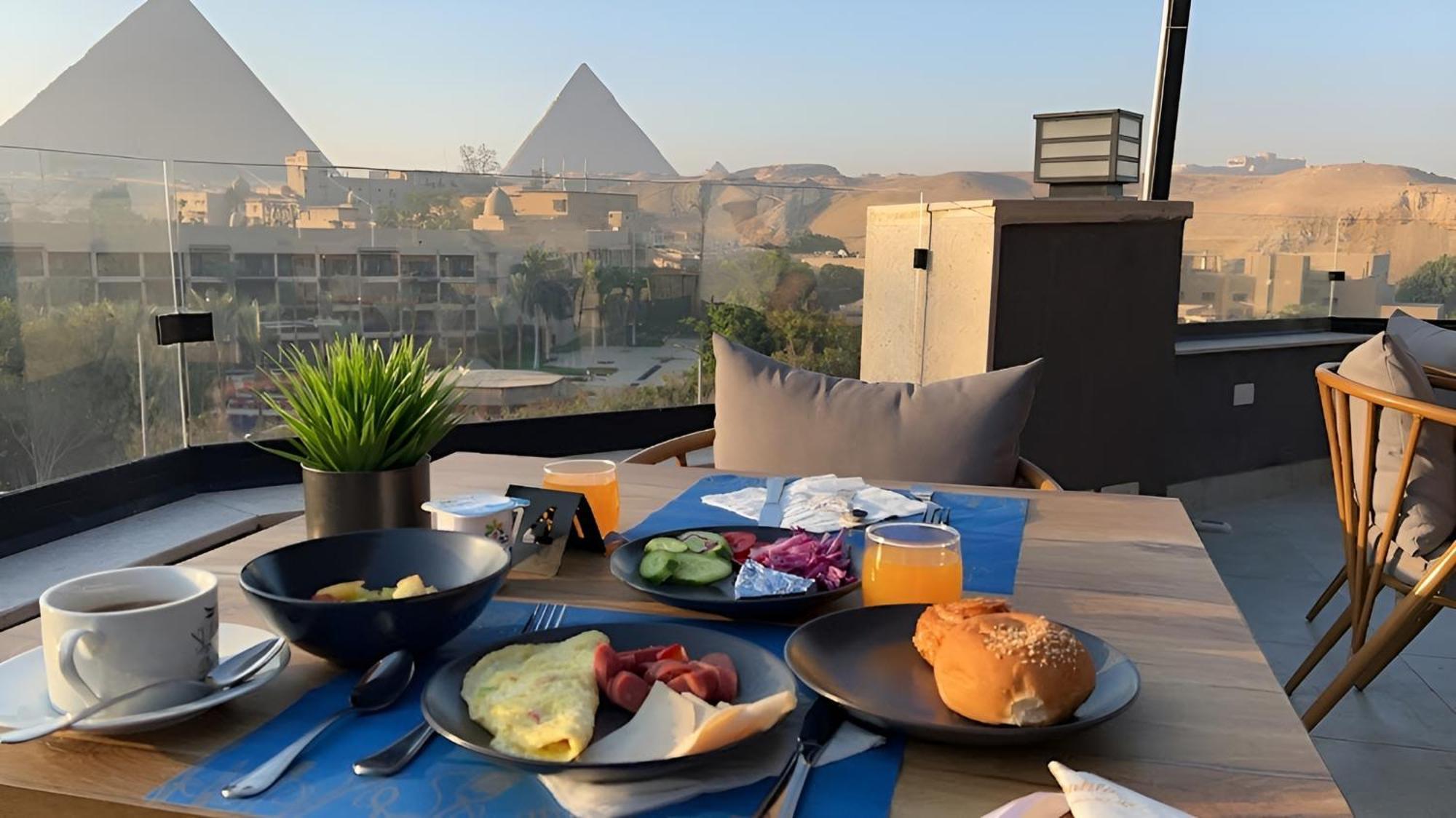 Kafret el-Gabal Nozol Pyramids Hotel And Spa מראה חיצוני תמונה